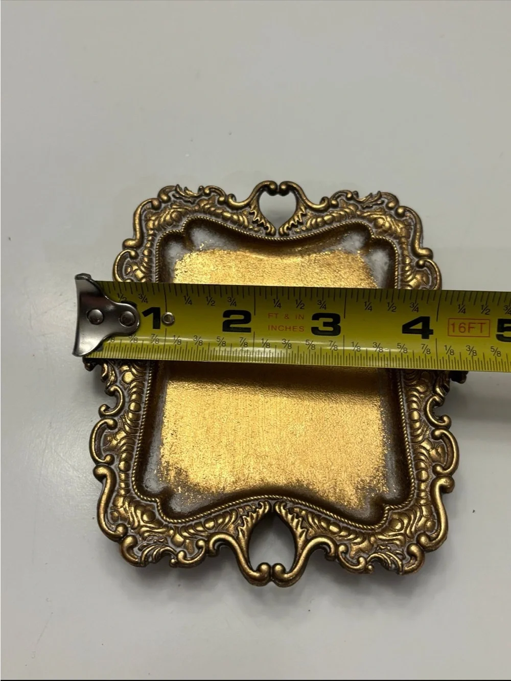 Vintage gold small ring dish